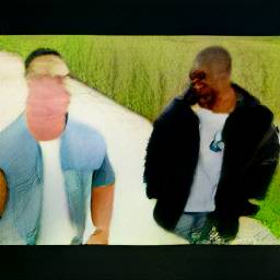 Kanye West and John Cena play badminton after long day